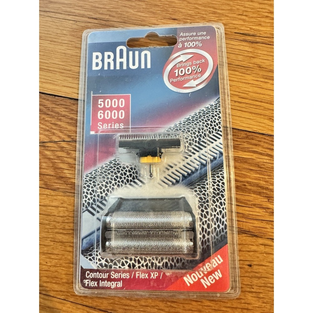 NEW Braun Series 5000/6000 FLEX CONTOUR Shaver Replacement Foil Cutter GERMANY